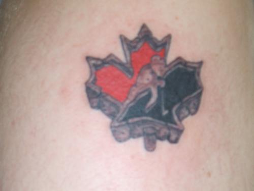 (Canadian Hockey Tattoo | Tattoo Designs from Checkoutmyink.com)