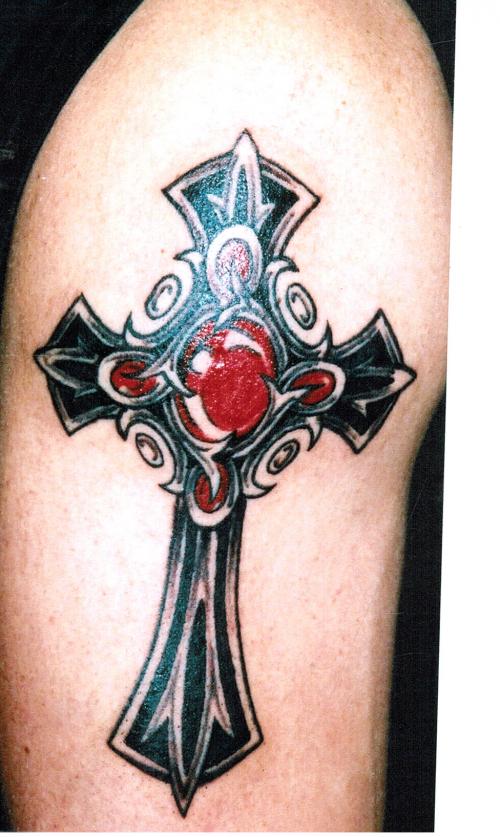 Tattoo Pictures Of Crosses. stone cross tattoo