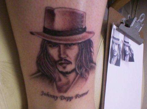 Tatto on Johnny Depp Tattoo   Life In Singapore   Asia
