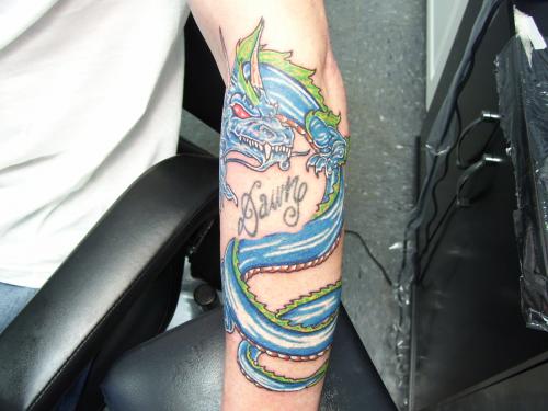 Blue Dragon Tattoo