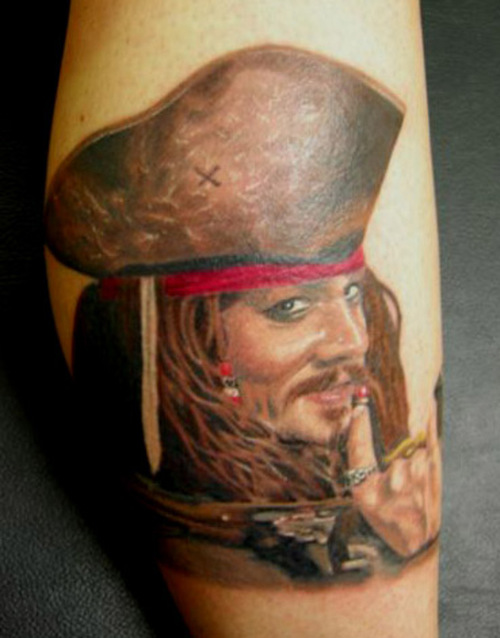 capt jack sparrow tattoos. Jack Sparrow Tattoo