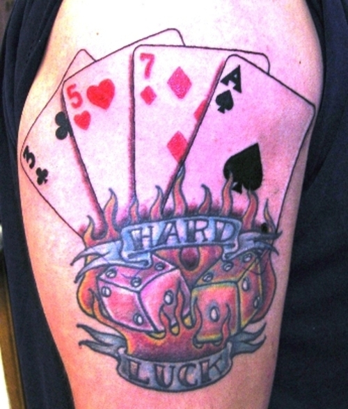 Playing Cards Tattoo Posted on May 11 2010 1 Comment