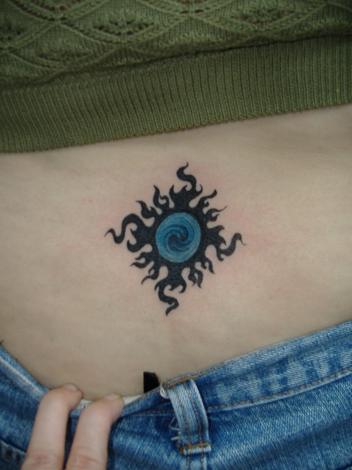 Tribal Sun Tattoo Posted on May 11 2010 1 Comment