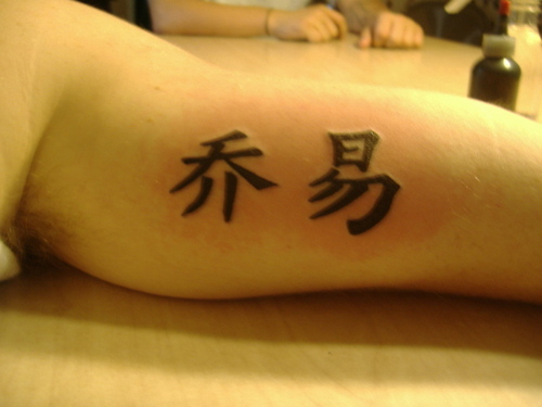 chinese symbols tattoo. Chinese Symbol Tattoo