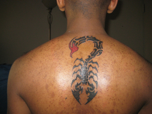 tribal scorpion tattoo. Tribal Scorpion Tattoo
