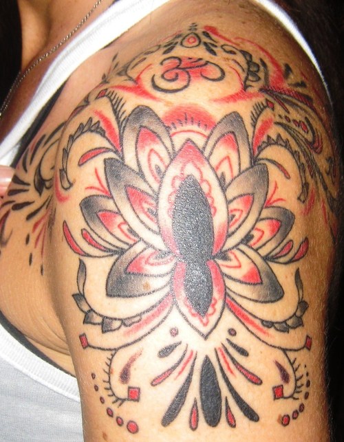 chakra tattoo. chakra tattoos. Lotus Arm