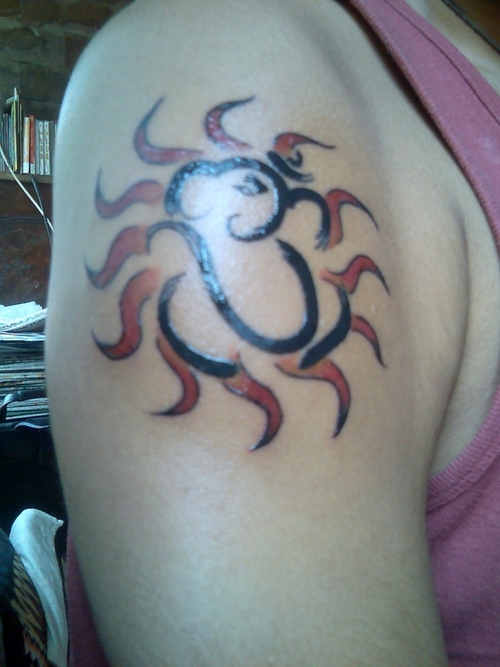 It's the hardest tattoo to explain to people. Om Tattoo