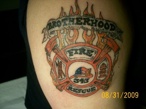 Fire Fighter Tattoo