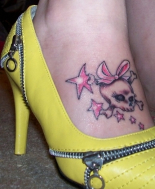 tattoos for feet and ankles. Lightning Ankle Tattoo