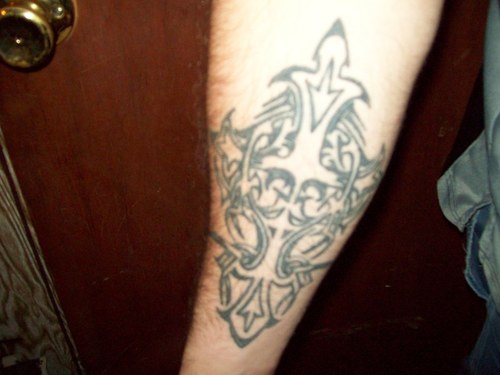 gothic cross tattoo. Gothic Cross Tattoo