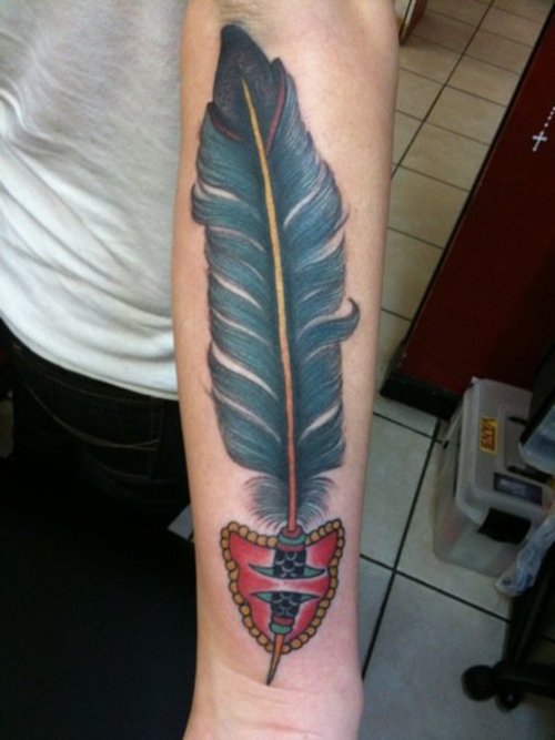 Feather Tattoo Posted on February 6 2011 1 Comment