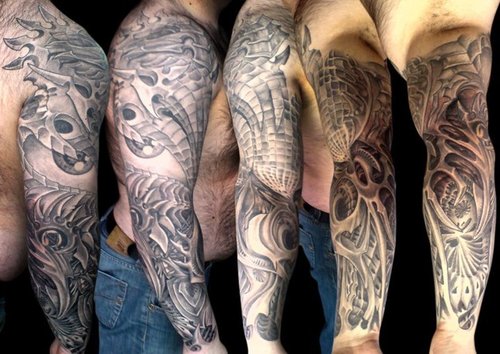 music tattoo designs sleeve bio tattoo. Bio Tattoo Sleeve